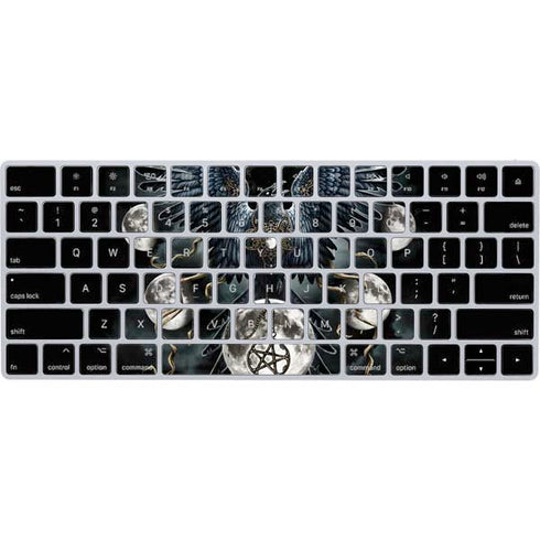 Crow and Moon Phases by Sarah Richter Magic Keyboard Skin
