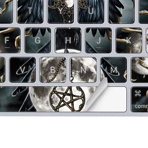 Crow and Moon Phases by Sarah Richter Magic Keyboard Skin