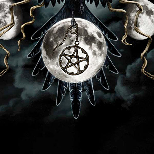 Crow and Moon Phases by Sarah Richter Moto E5 Play Skin