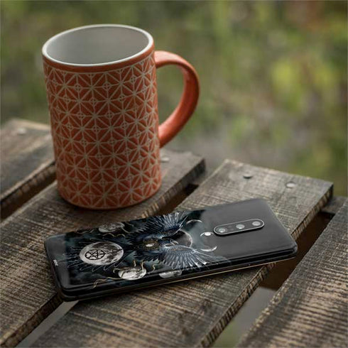 Crow and Moon Phases by Sarah Richter OnePlus 7 Pro Skin