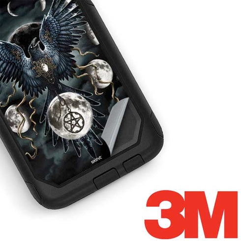 Crow and Moon Phases by Sarah Richter Otterbox Commuter Galaxy Skin