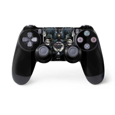 Crow and Moon Phases by Sarah Richter PS4 Controller Skin