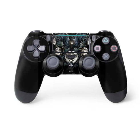 Crow and Moon Phases by Sarah Richter PS4 Pro/Slim Controller Skin