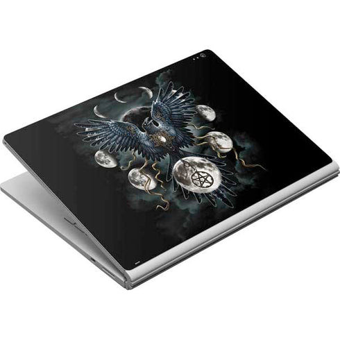 Crow and Moon Phases by Sarah Richter Surface Book Skin