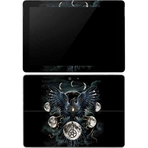 Crow and Moon Phases by Sarah Richter Surface Go Skin
