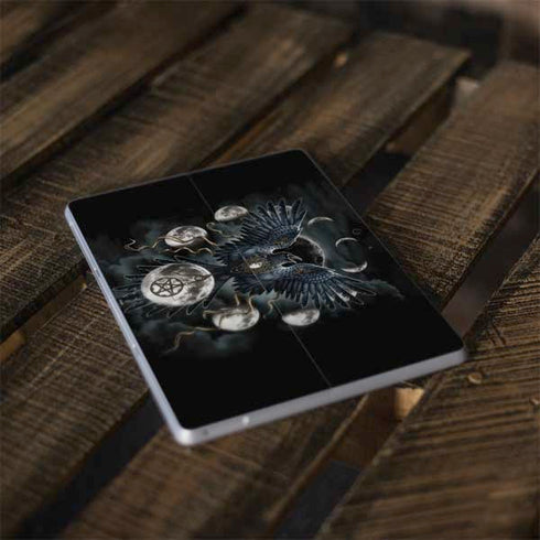 Crow and Moon Phases by Sarah Richter Surface Go Skin