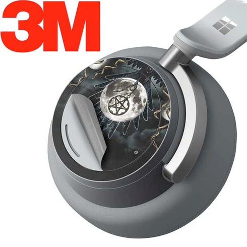 Crow and Moon Phases by Sarah Richter Surface Headphones Skin