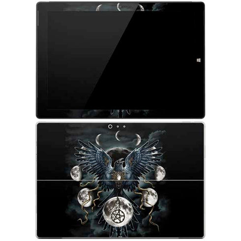 Crow and Moon Phases by Sarah Richter Surface Pro 3 Skin