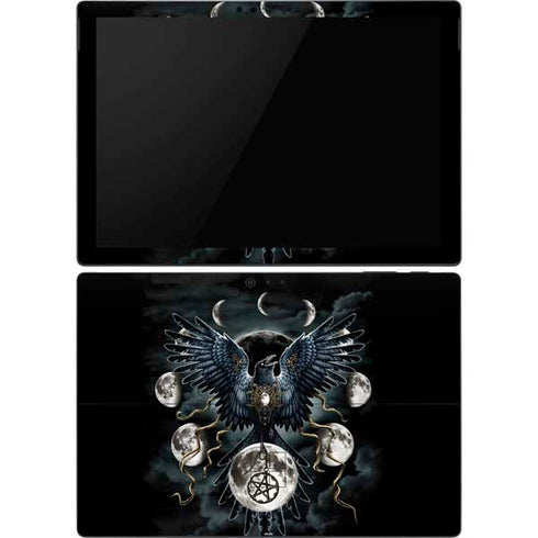 Crow and Moon Phases by Sarah Richter Surface Pro 6 Skin