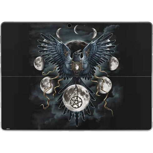 Crow and Moon Phases by Sarah Richter Surface Pro 8 Skin