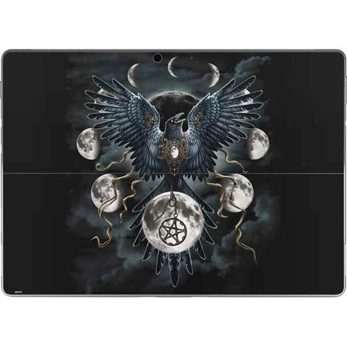 Crow and Moon Phases by Sarah Richter Surface Pro 9 Skin