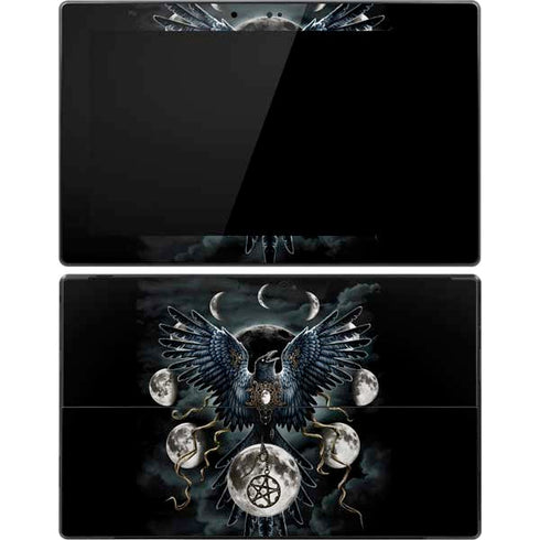Crow and Moon Phases by Sarah Richter Surface Pro Tablet Skin