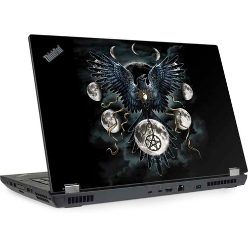 Crow and Moon Phases by Sarah Richter Lenovo ThinkPad Skin