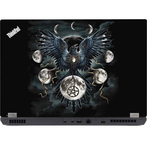 Crow and Moon Phases by Sarah Richter Lenovo ThinkPad Skin