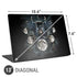 Crow and Moon Phases by Sarah Richter Universal Laptop 13in (10.6 x 7.6in) Skin