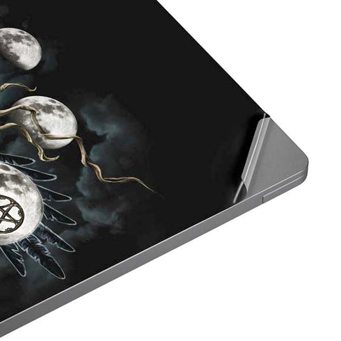 Crow and Moon Phases by Sarah Richter Universal Laptop 13in (10.6 x 7.6in) Skin