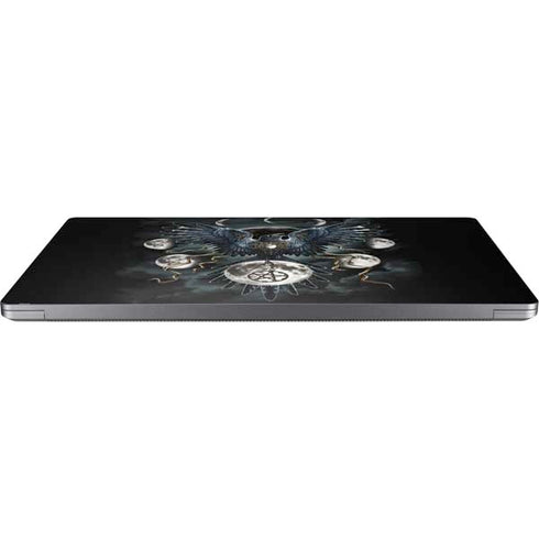 Crow and Moon Phases by Sarah Richter Universal Laptop 14in (11.4 x 8.2in) Skin