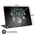 Crow and Moon Phases by Sarah Richter Universal Laptop 15in (12.2 x 8.8in) Skin