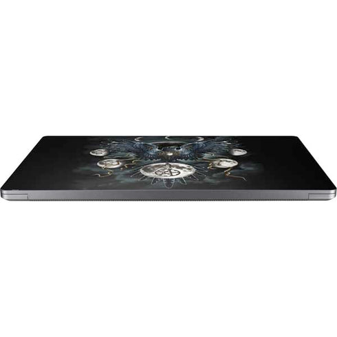 Crow and Moon Phases by Sarah Richter Universal Laptop 16.6in (13.4 x 9.7in) Skin