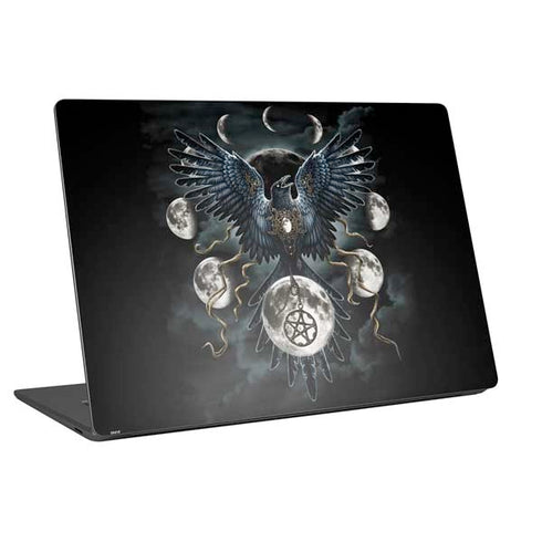 Crow and Moon Phases by Sarah Richter Universal Laptop 16in (13 x 9.4in) Skin