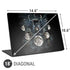Crow and Moon Phases by Sarah Richter Universal Laptop 18in (14.6 x 10.6in) Skin