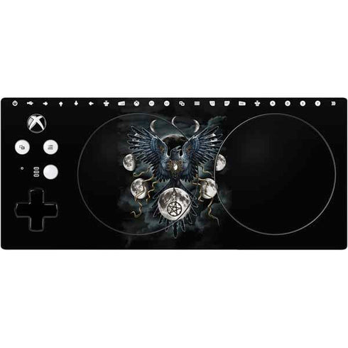Crow and Moon Phases by Sarah Richter Xbox Adaptive Controller Skin