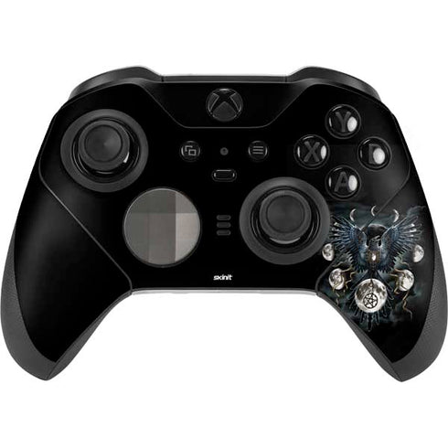 Crow and Moon Phases by Sarah Richter Xbox Elite Wireless Controller Series 2 Skin