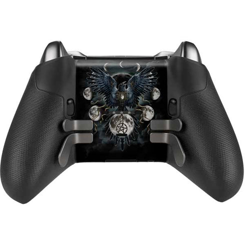 Crow and Moon Phases by Sarah Richter Xbox Elite Wireless Controller Series 2 Skin