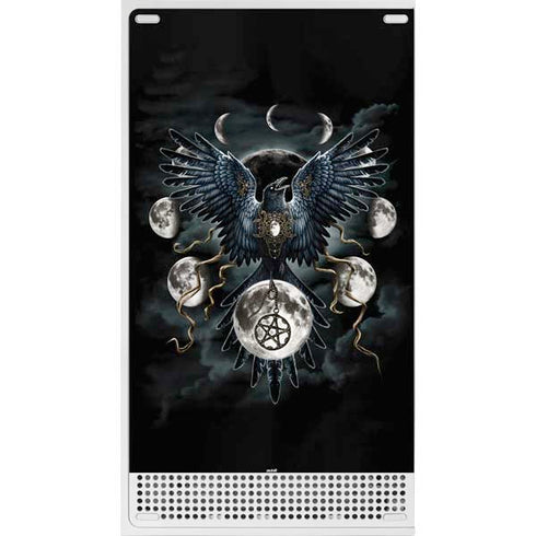 Crow and Moon Phases by Sarah Richter Xbox Series S Bundle Skin