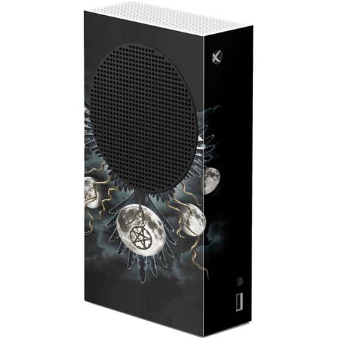 Crow and Moon Phases by Sarah Richter Xbox Series S Console Skin