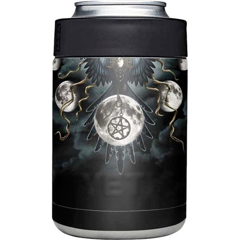 Crow and Moon Phases by Sarah Richter Yeti Colster Can Insulator Skin