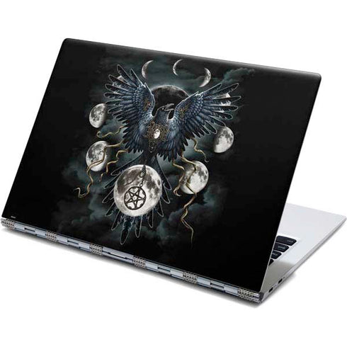 Crow and Moon Phases by Sarah Richter Yoga 910 2-in-1 14in Touch-Screen Skin