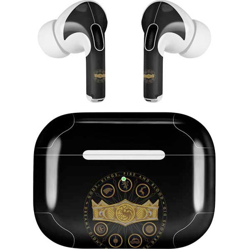 HBO House of the Dragon Crown and Sigils AirPods Pro 2nd Gen Skin