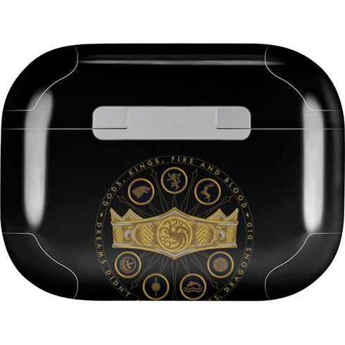 HBO House of the Dragon Crown and Sigils AirPods Pro 2nd Gen Skin