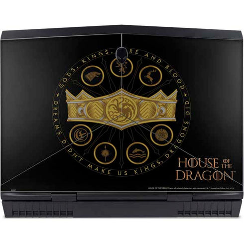 HBO House of the Dragon Crown and Sigils Dell Alienware Skin