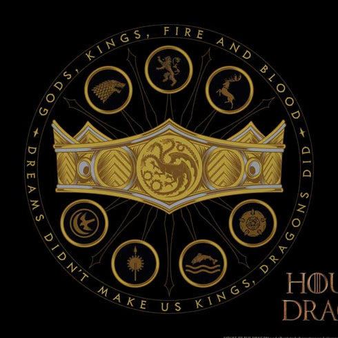 HBO House of the Dragon Crown and Sigils Dell Alienware Skin