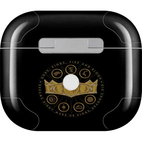 HBO House of the Dragon Crown and Sigils Apple AirPods (3rd Gen 2021) Skin