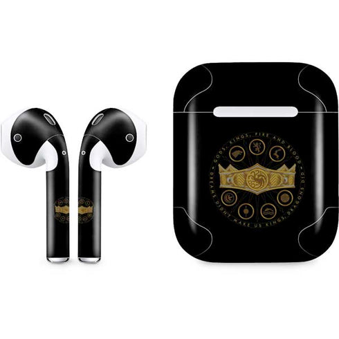 HBO House of the Dragon Crown and Sigils Apple AirPods Skin