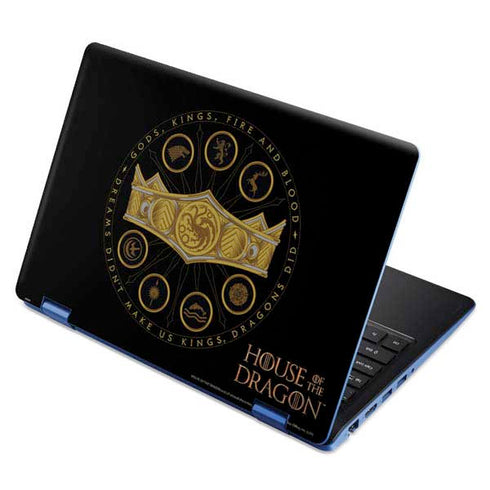 HBO House of the Dragon Crown and Sigils Aspire R11 11.6in Skin
