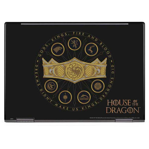 HBO House of the Dragon Crown and Sigils HP Envy Skin