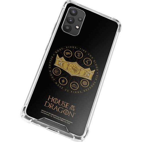 HBO House of the Dragon Crown and Sigils Galaxy A32 5G Clear Case