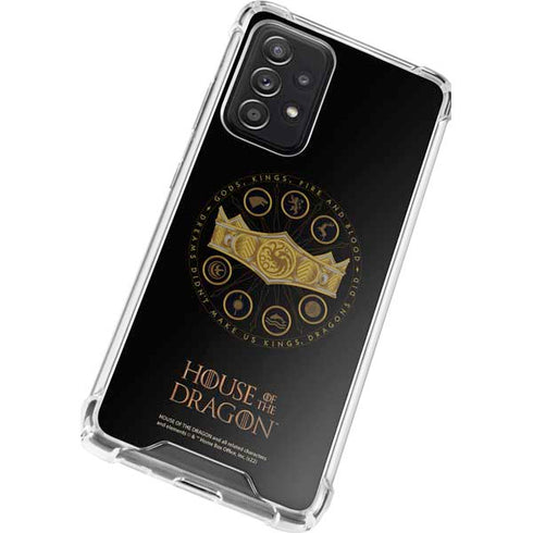 HBO House of the Dragon Crown and Sigils Galaxy A52 5G Clear Case
