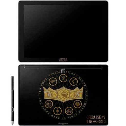 HBO House of the Dragon Crown and Sigils Galaxy Book 12in Skin