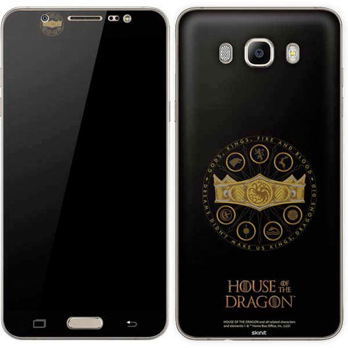HBO House of the Dragon Crown and Sigils Galaxy J7 Skin