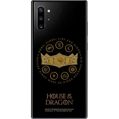 HBO House of the Dragon Crown and Sigils Galaxy Note 10 Plus Skin