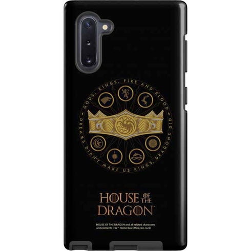 HBO House of the Dragon Crown and Sigils Galaxy Note 10 Pro Case