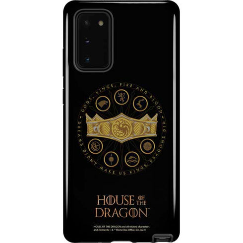 HBO House of the Dragon Crown and Sigils Galaxy Note20 5G Pro Case