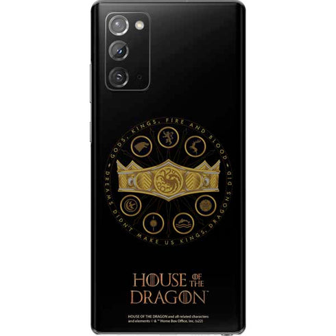 HBO House of the Dragon Crown and Sigils Galaxy Note20 5G Skin