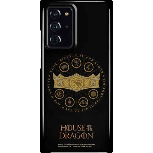 HBO House of the Dragon Crown and Sigils Galaxy Note20 Ultra 5G Lite Case