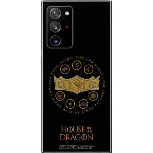 HBO House of the Dragon Crown and Sigils Galaxy Note20 Ultra 5G Skin